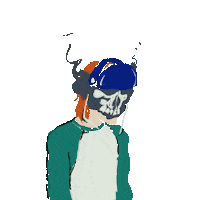 JenFoehlRodriguez horror hey scared covid Sticker