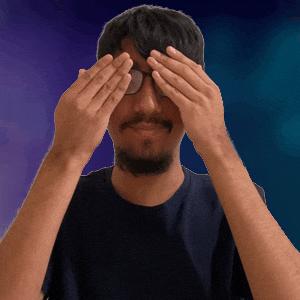 Happy Hidden Face GIF