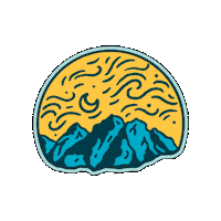 alaskawildlights mountain aurora alaska northern lights Sticker