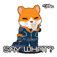No Way Wtf Sticker by Hamieverse