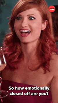 Emotionally closed off