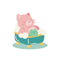 Cat Friends Sticker by Cubcoats