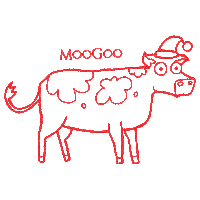 Santa Hat Christmas Sticker by Design