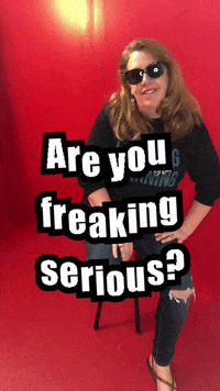What Seriously GIF by Tracy Shroyer, PhD