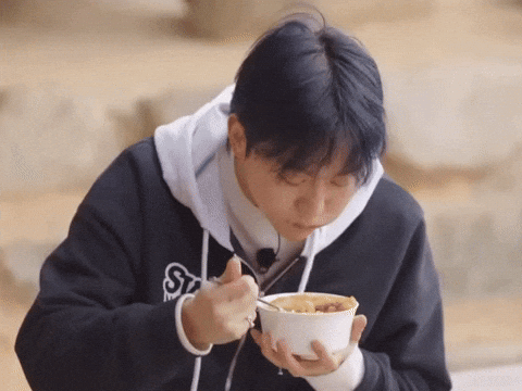 Boo Seungkwan Eating GIF