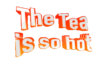 Spill The Tea Sticker by GIPHY Text