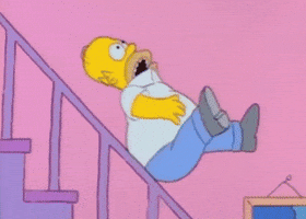 Fail The Simpsons GIF by PERFECTL00P
