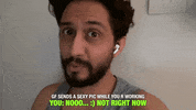 Not Right Now Dont Do It GIF by Digital Pratik