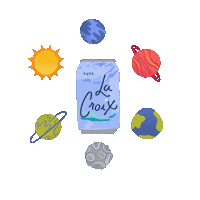 Bubbles Sparkles Sticker by LaCroix Sparkling Water