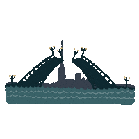Rain Bridge Sticker