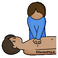 Cardiac Arrest Cpr Sticker by Verein PULS