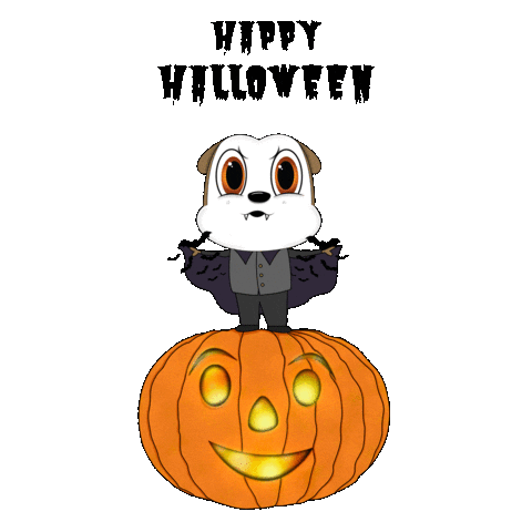 Citycheckapp giphyupload halloween pumpkin vampire Sticker