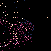 chiptune dots tunnel demoscene pico8 GIF