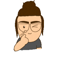 Dreyannacomic love heart wink iloveyou Sticker