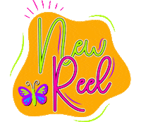 paulacriativa neon reel new reel paula Sticker