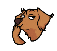 Golden Retriever Love Sticker