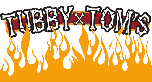 Tubbytoms giphyupload hot fire tom Sticker