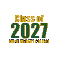St Vincent Gold Sticker by Saint Vincent College
