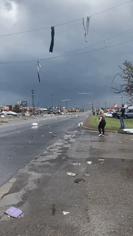 Tornado Leaves Path of Destruction in Gaylord, Michigan