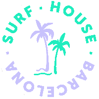 Surf House Barcelona Sticker by Surf House