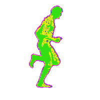 man running STICKER