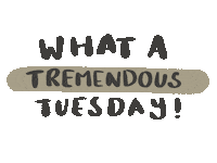 Tuesday Morning Day Sticker