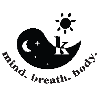 karmayoga yoga karma do good half moon Sticker