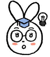 naruhodo_japan japan rabbit idea うさぎ Sticker