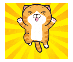 happy cat Sticker by MochiDad