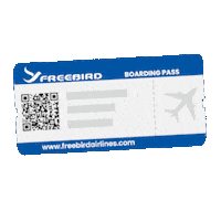 Travel Vacation Sticker by Freebird Airlines