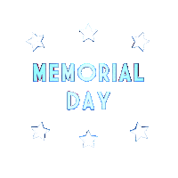 Memorial Day Usa Sticker by chris timmons
