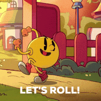 Lets Go Animation GIF by PAC-MAN™