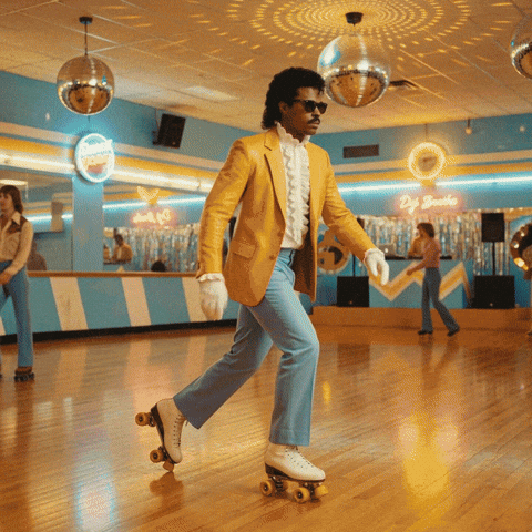 Roller Skate Dancing GIF by Jukebox Saints