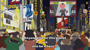 speaking city street GIF by South Park 