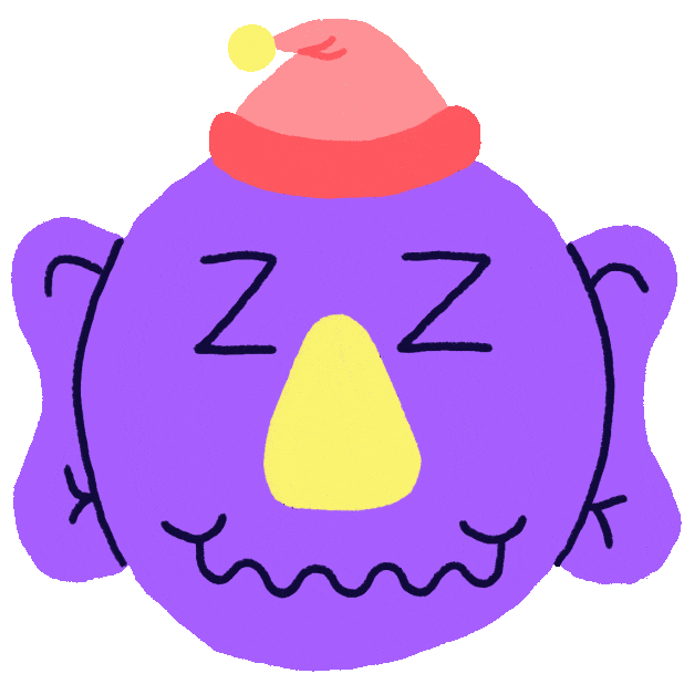 Tired Good Night Sticker by Parallel Teeth