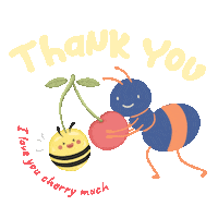 Thanks Sticker by The Overtee