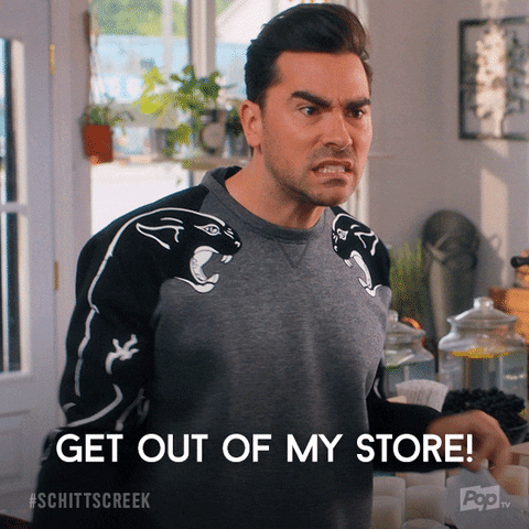 angry pop tv GIF by Schitt's Creek