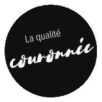 HAKAWERK hakawerk diemitdemkrönchen laqualitécouronnée Sticker