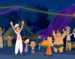 Festival Diwali GIF by Chhota Bheem