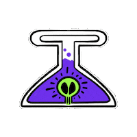 The_Starter_Labs science alien idea chemistry Sticker