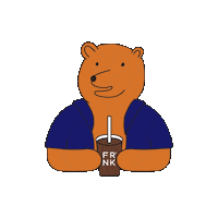 Coffee Bear Sticker by oatsideTW