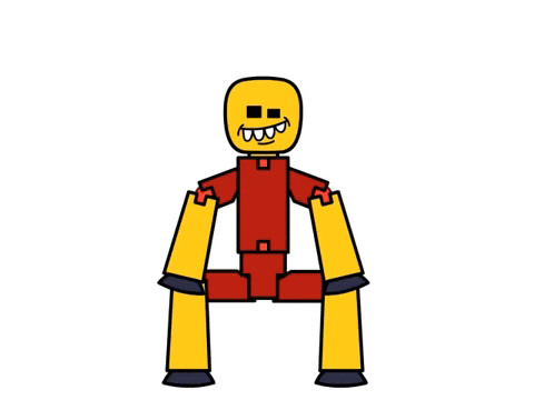 Happy Upside Down GIF by Stikbot