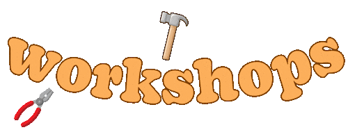 Workshops Sticker by Neon Fun Club