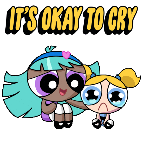 Sad Powerpuff Girls Sticker by Cartoon Network