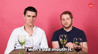 I Won't Bad Mouth It