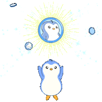 Crypto Penguin Sticker by Pudgy Penguins