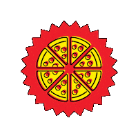 SliceMyPizza pizza slice slice family Sticker