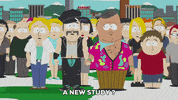 mr. slave crowd GIF by South Park 