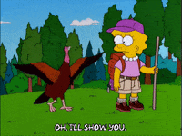lisa simpson bird GIF