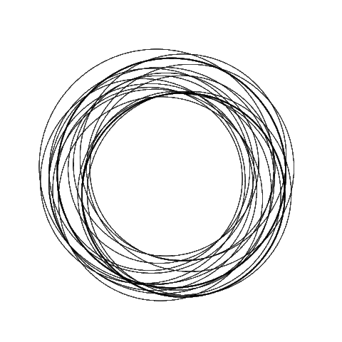 Circle Rotation Sticker by Looping Group
